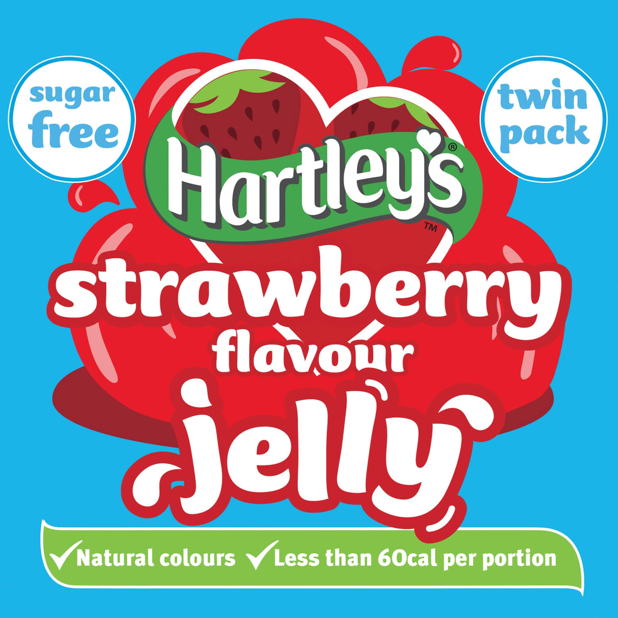 Hartley's Sugar Free Jelly Strawberry 23 g
