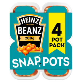 Heinz Baked Beanz Snap Pots 4 x 200 g
