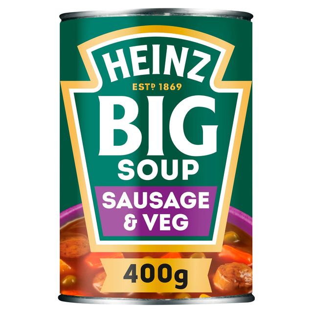 Heinz Big Soup Sausage & Veg 400 g