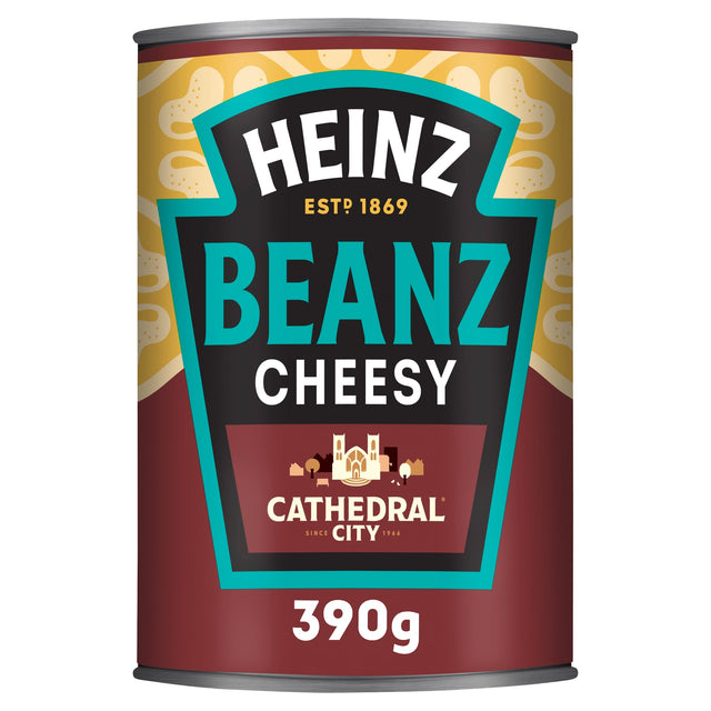Heinz Cathedral City Cheesy Baked Beans 390 g
