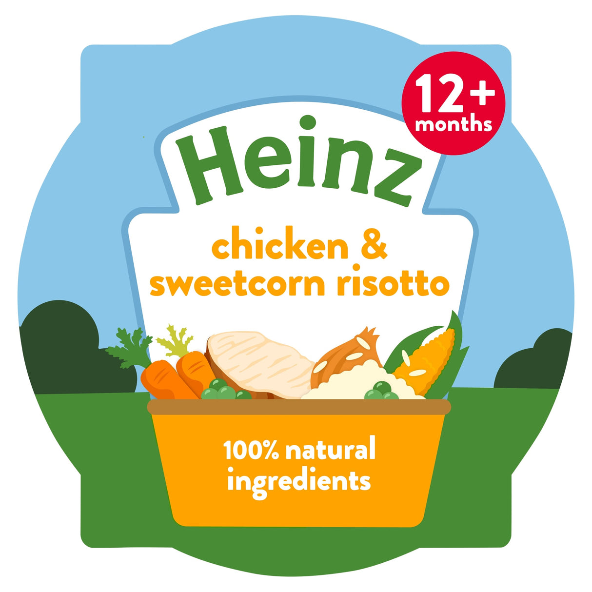 Heinz Chicken & Sweetcorn Risotto Baby Food Tray 200 g