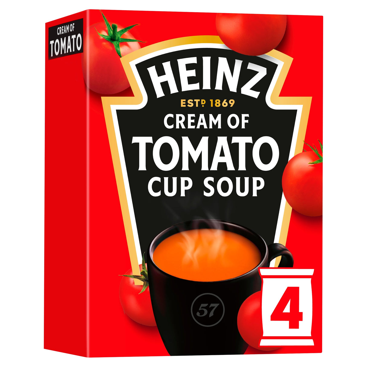Heinz Cream Of Tomato Cup Soup 4 Pack 88 g