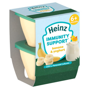 Heinz Immunity Support Banana & Yoghurt Pot 6 Months+ 2 x 100 g