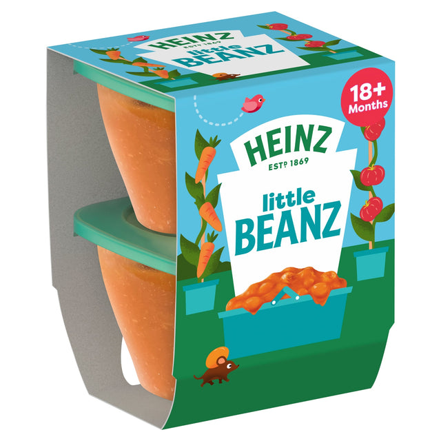 Heinz Little Baked Beans Baby Food Snack 18 Months+ 2 x 100 g