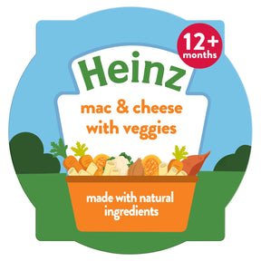 Heinz Mac & Cheese With Veggies Baby Food Tray 200 g