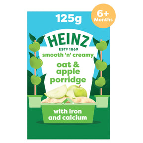 Heinz Oat & Apple Porridge Baby Food 6 Months+125 g