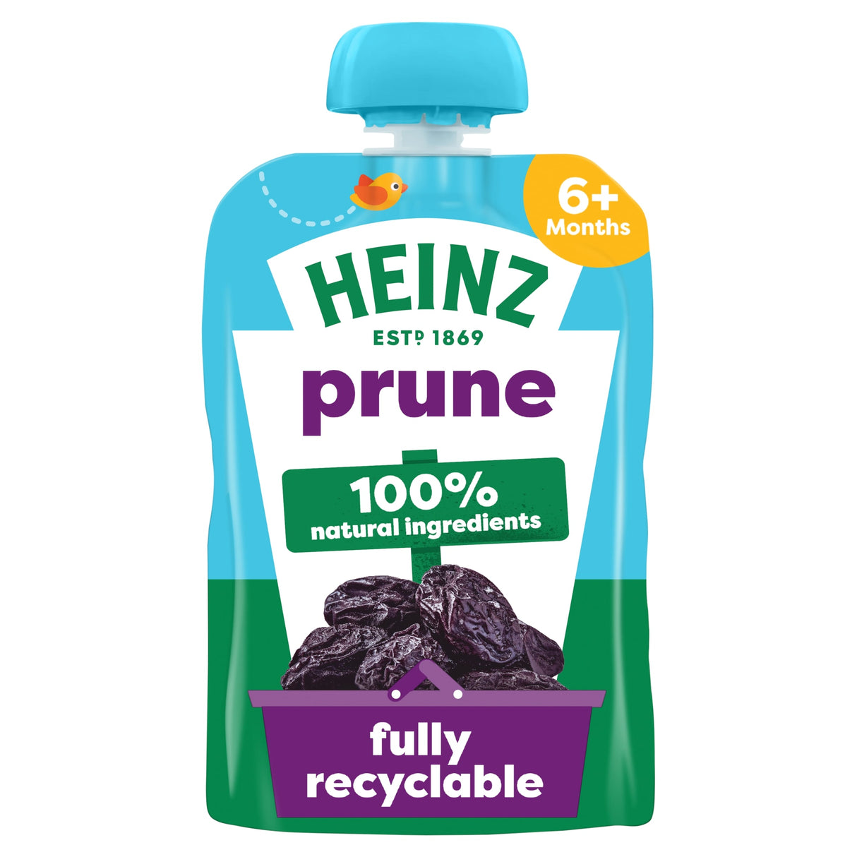 Heinz Prune Baby Food Fruit Puree Pouch 100 g