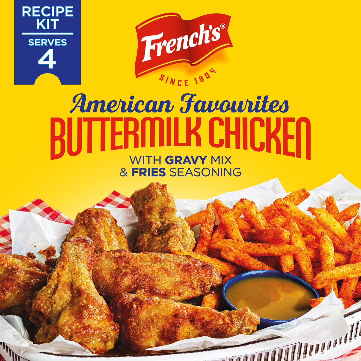 French's Buttermilk Chicken With Fries Seasoning Recipe Kit 85 g