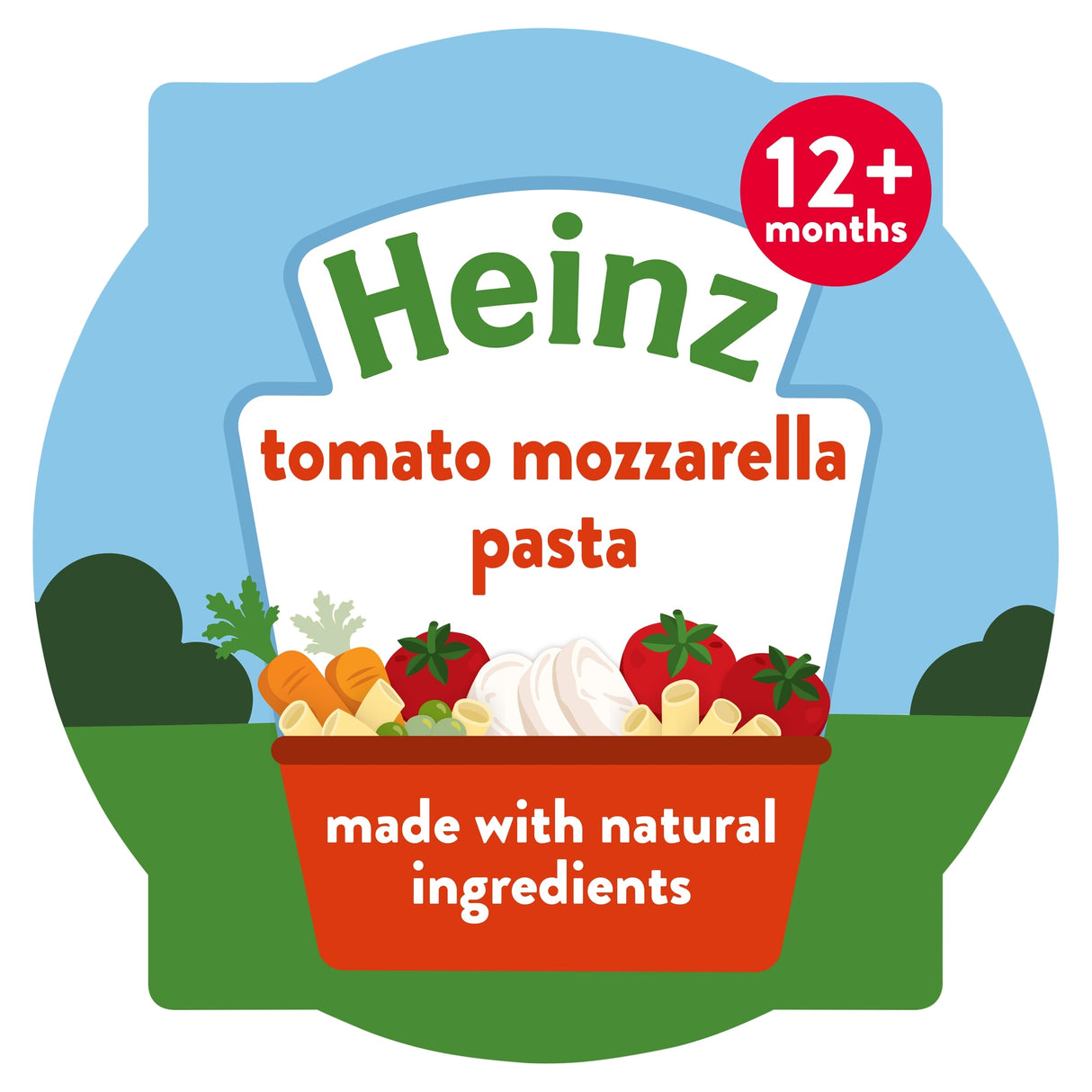 Heinz Tomato Mozzarella Pasta Baby Food Tray 200 g