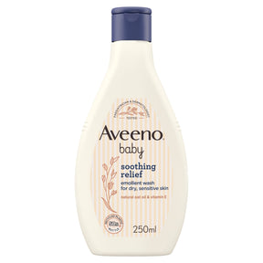 Aveeno Baby Soothing Relief Emollient Baby Wash For Dry Skin 250 ml