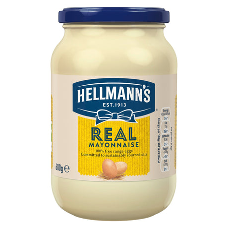 Hellmann's Real Mayonnaise Jar 600 g