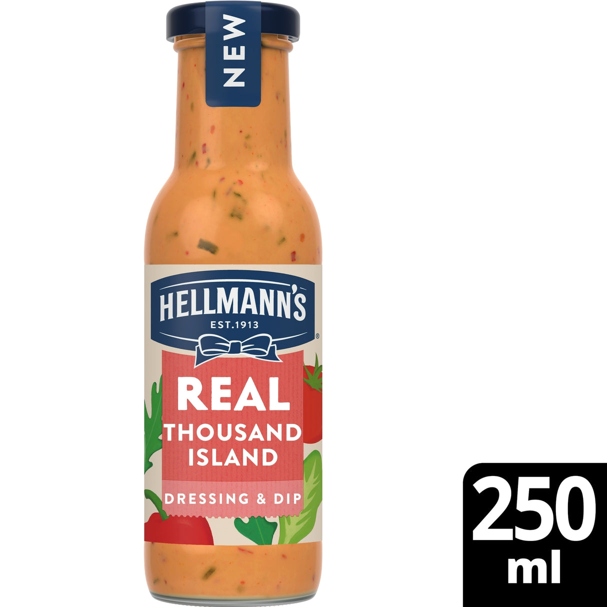 Hellmann's Real Thousand Island Salad Dressing & Dip Sauce 250 ml