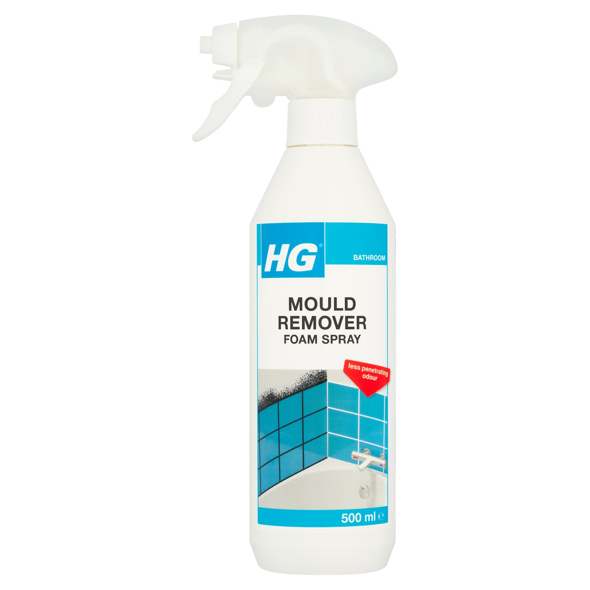 HG Bathroom Mould Remover Foam Spray 500 ml