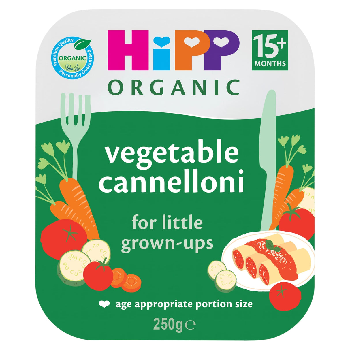 Hipp Organic Vegetable Cannelloni Meal 15+ Months 250 g