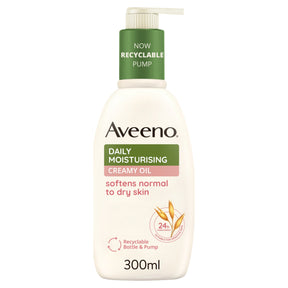 Aveeno Daily Moisturising Creamy Oil Body Lotion Moisturiser 300 ml