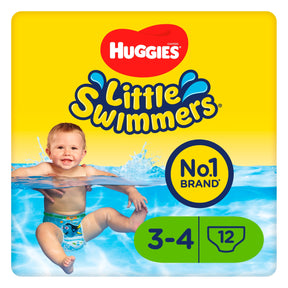 Huggies Little Swimmers Size 3-4 Disposable Swim Nappies x 12