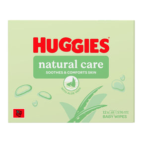 Huggies Natural Care 0% Plastic Baby Wipes 12 x 48 576 Wipes