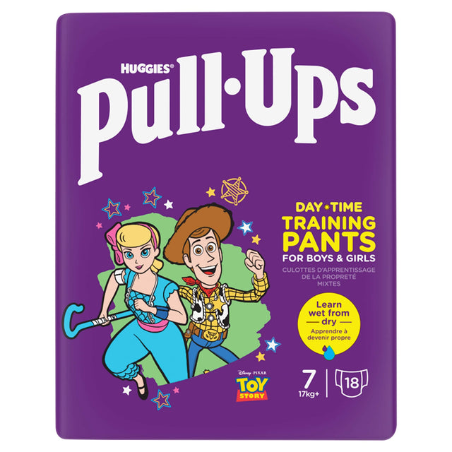 Huggies Pull Ups Training Nappy Pants Size 7 x 18