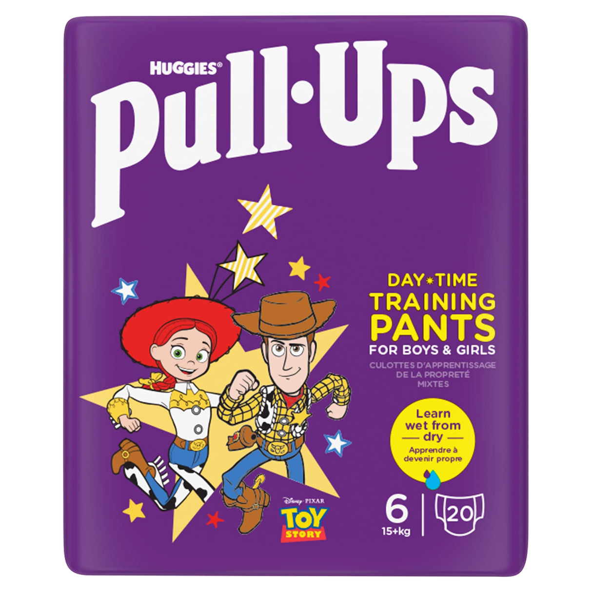 Huggies Pull Ups Training Nappy Pants Unisex Day 2-4 Years Size 6 x 20