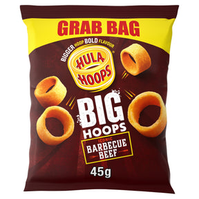 Hula Hoops Big Hoops Crisps Barbecue Beef 45 g