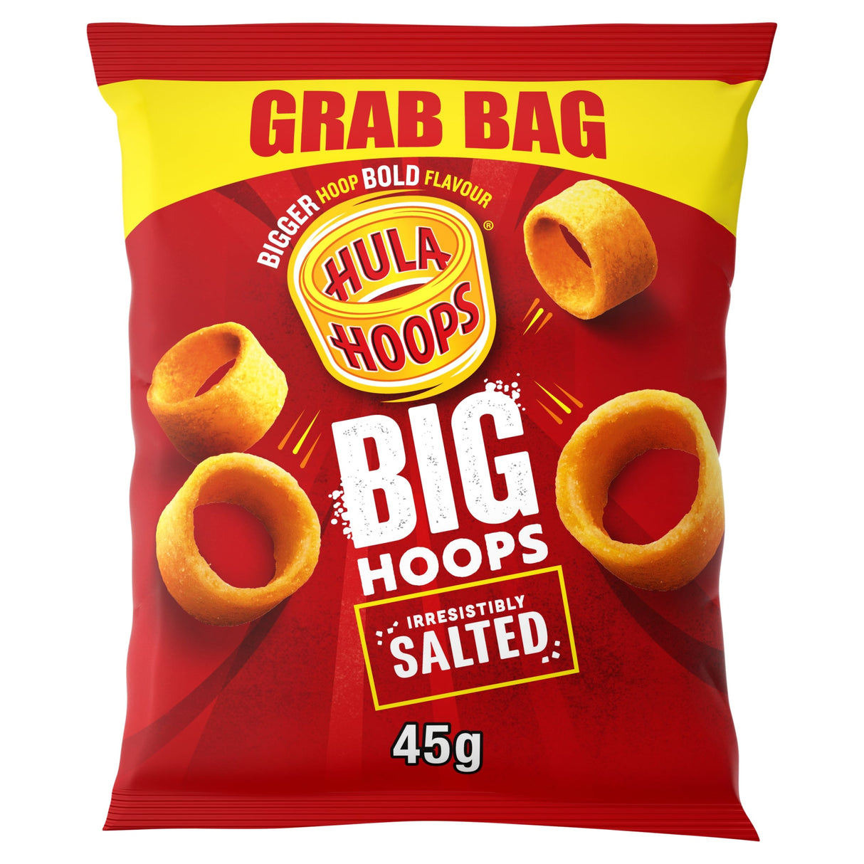 Hula Hoops Big Hoops Salted Grab Bag 45 g