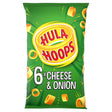Hula Hoops Cheese & Onion Multi-Pack Crisps 6 x 24 g