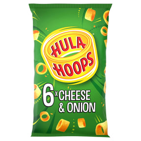 Hula Hoops Cheese & Onion Multi-Pack Crisps 6 x 24 g
