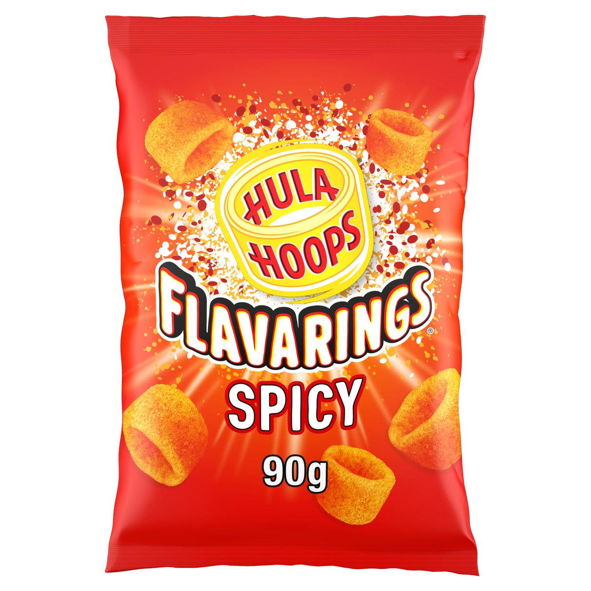 Hula Hoops Flavarings Spicy Sharing Crisps 90 g