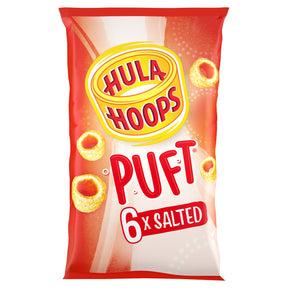 Hula Hoops Puft Salted Multi-Pack Crisps 6 x 15 g