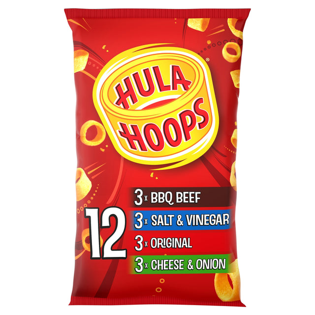 Hula Hoops Variety Multi-Pack Crisps 12 x 24 g