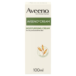 Aveeno Moisturising Cream Dry & Sensitive Skin Shea Butter 100 ml