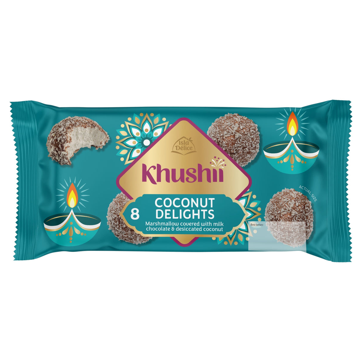 Isla Delice Khushii 8 Chocolate Chai Cakes 142 g