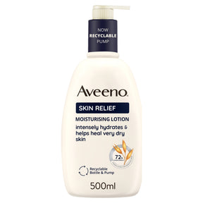 Aveeno Skin Relief Body Lotion Moisturiser For Very Dry Skin 500 ml