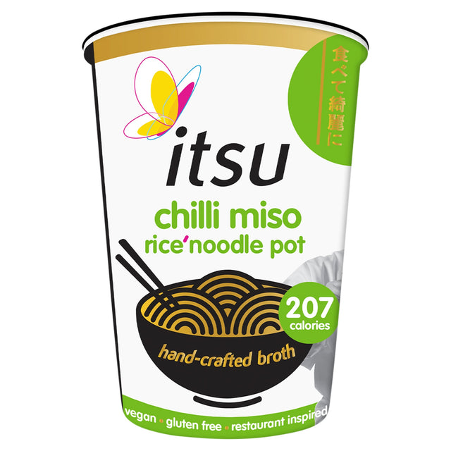 Itsu Chilli Miso Rice Noodle Cup 63 g
