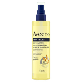 Aveeno Skin Relief Body Oil Spray Moisturiser For Sensitive Skin 200 ml