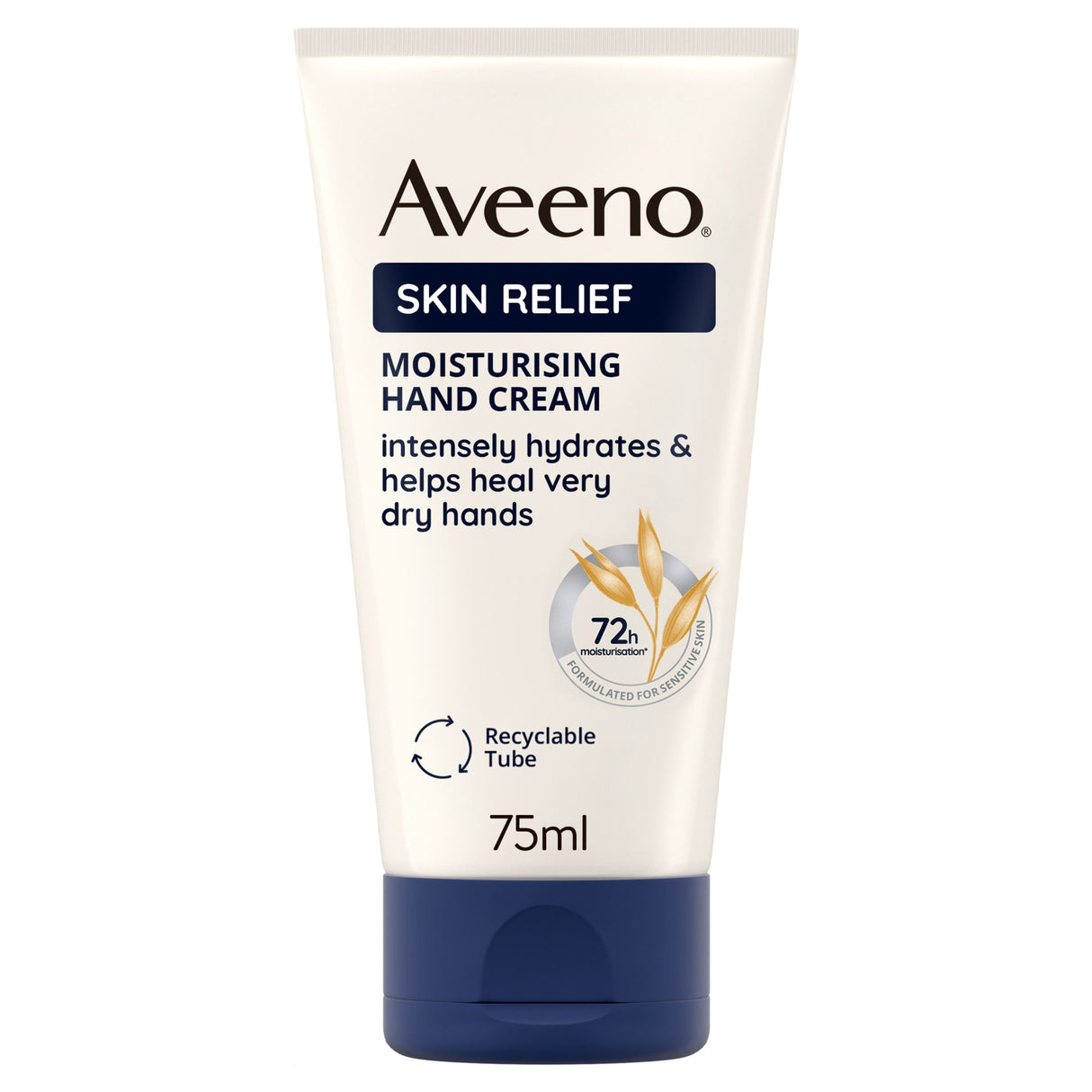 Aveeno Skin Relief Hand Cream Moisturiser For Very Dry Skin 75 ml