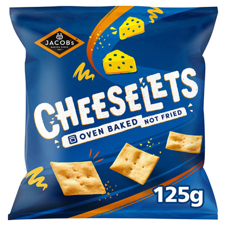 Jacob's Cheeselets Sharing Baked Snacks 125 g