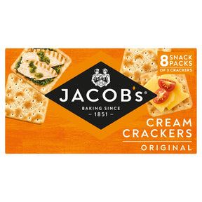Jacob's Cream Cracker Multi-Pack 8 Snack Packs 185 g
