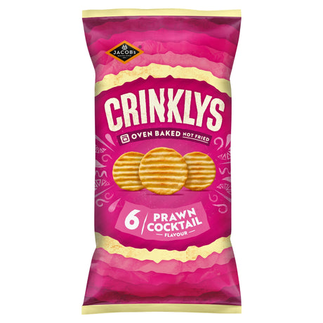 Jacob's Crinklys Prawn Cocktail 6 Pack 138 g