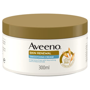 Aveeno Skin Renewal Smoothing Cream Body Lotion Moisturiser 300 ml