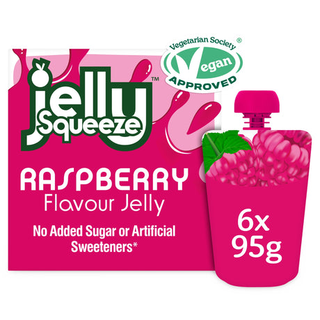 Jellysqueeze Raspberry Multi-Pack 6 x 95 g