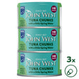 John West No Drain Tuna Chunks With A Little Spring Water Msc 3 x 100 g