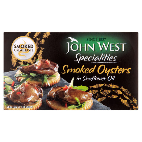 John West Smoked Oysters Sunflower Oil 85 g