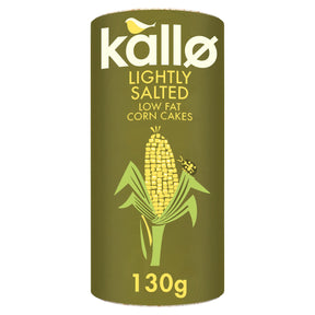 Kallo Lightly Salted Low Fat Corn Cakes 130 g