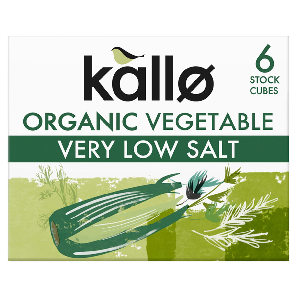 Kallo Organic Low Salt Vegetable Stock Cube 60 g