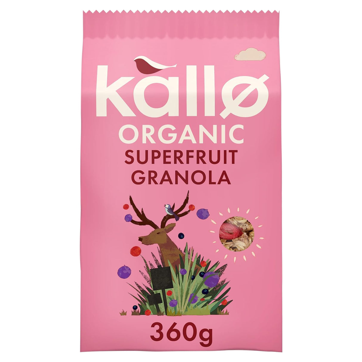 Kallo Organic Superfruit Granola 360 g