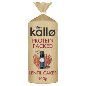 Kallo Protein Lentil Cakes 100 g