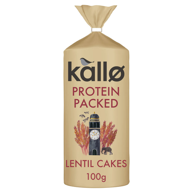 Kallo Protein Lentil Cakes 100 g