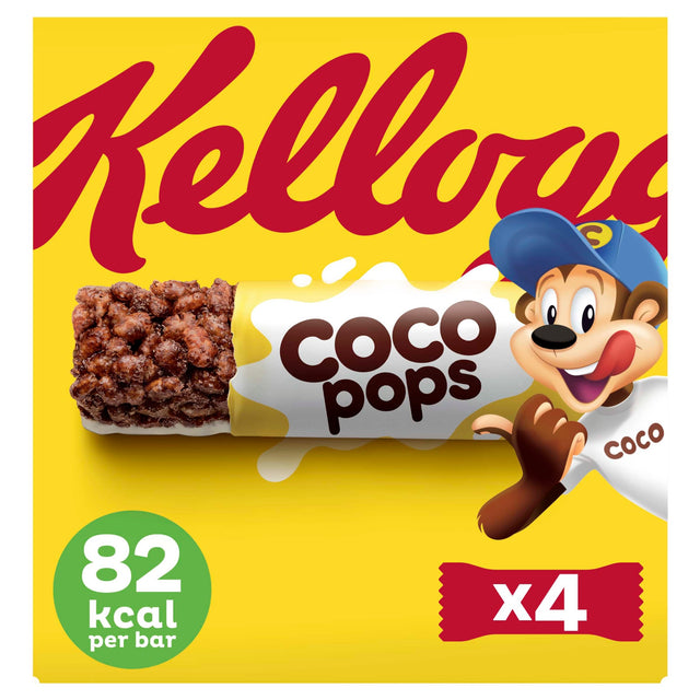 Kellogg's Coco Pops Cereal Milk Bars 4 x 20 g