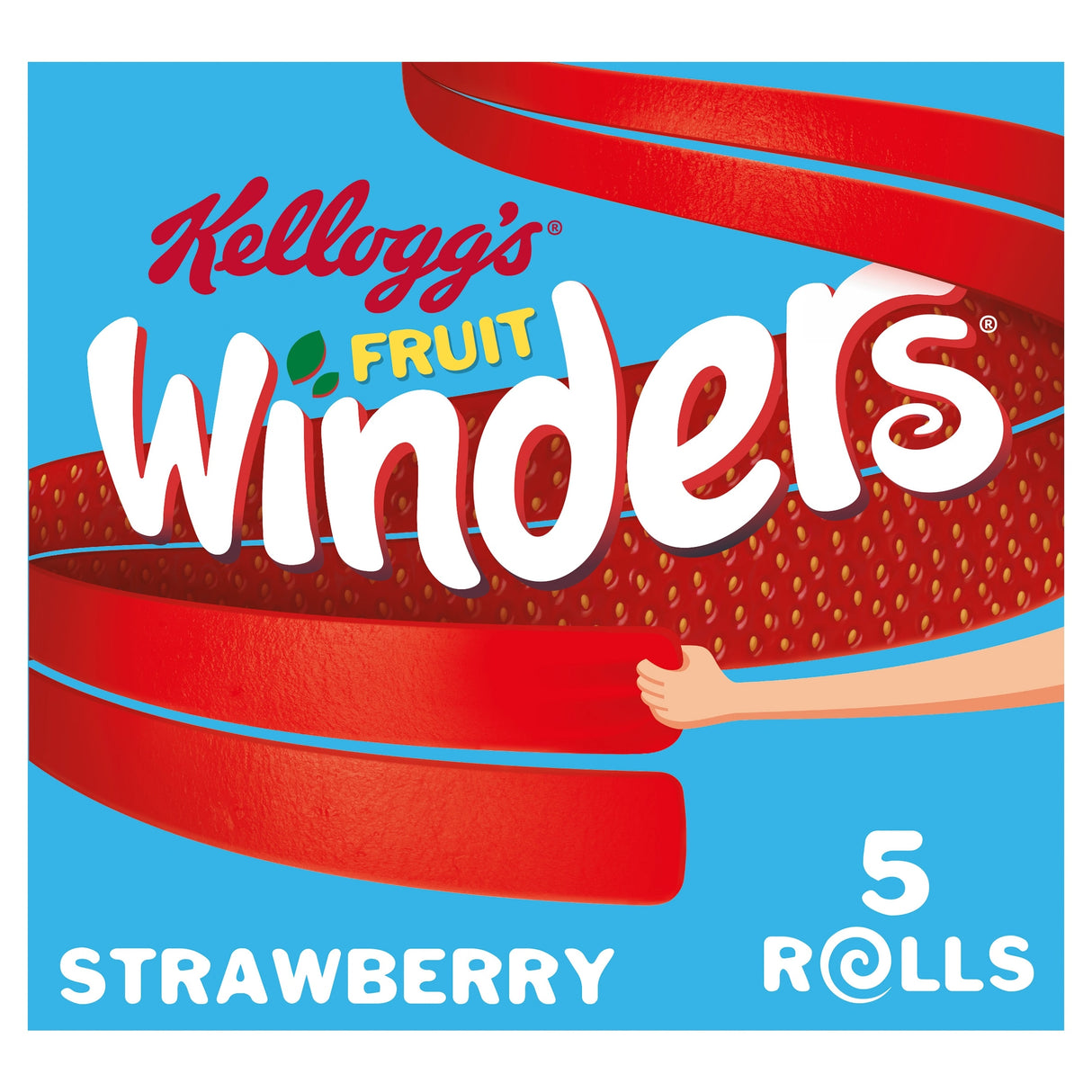 Kellogg's Fruit Winders Strawberry Snack Rolls 5 x 17 g